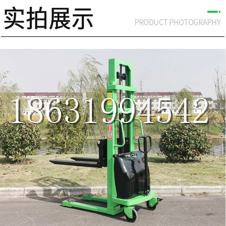 左镇区电动叉车堆高车液压铲车电瓶1吨2吨站驾步行式小型全自动叉车